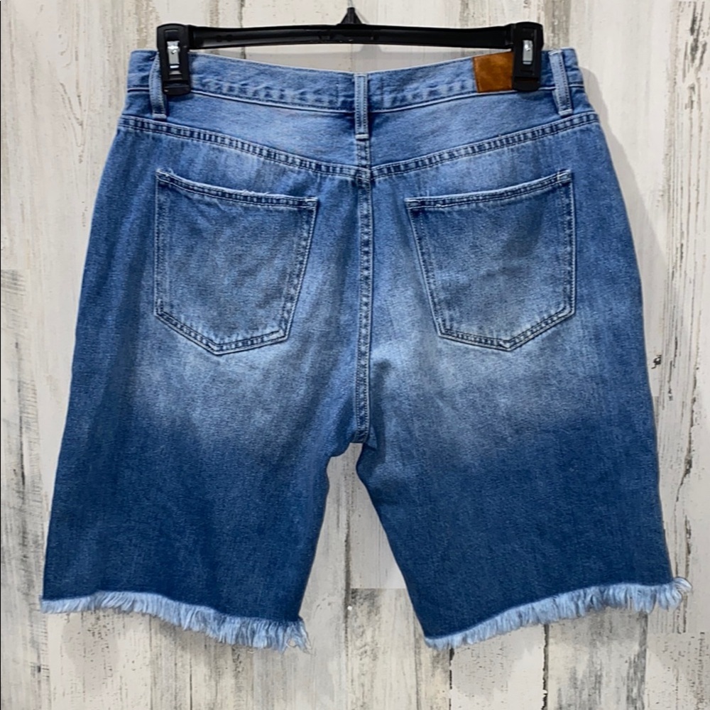 0721 Bohme Blue Denim Cutoff Shorts - Picture 3 of 3